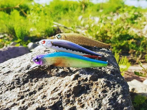 с воблером на водохранилище