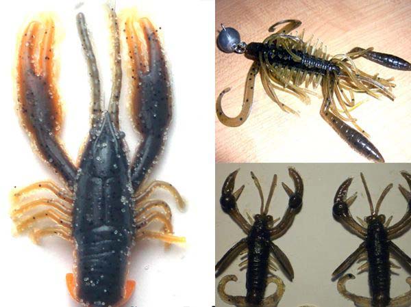 Силиконовые раки или Crawfish